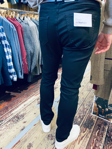 Casual Friday slim fit ULTRAFLEX true black jeans (rear view) from Gere Menswear in Lincoln