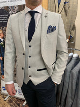 Load image into Gallery viewer, Marc Darcy ‘Ronald Stone’ jacket and waistcoat with Matinique dark navy dress chino (waistcoat, jacket and trousers sold separately)
