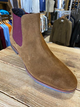 Load image into Gallery viewer, Front - Douglas Brown Suede Chelsea Boots - FR7467
