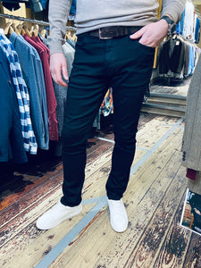 Casual Friday slim fit ULTRAFLEX true black jeans from Gere Menswear in Lincoln