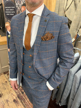 Load image into Gallery viewer, Marc Darcy &#39;Jenson&#39; grey check suit separates range (waistcoat, jacket and trousers sold separately)
