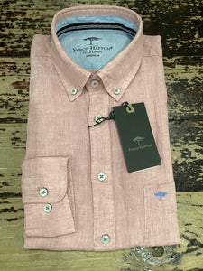 Fynch Hatton - Pink Linen Shirt  - 311