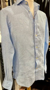Matinique - Linen Shirt - Sky Blue - 266