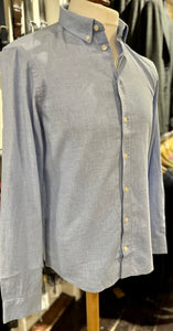 Casual Friday - Brushed Cotton Shirt - Sky Blue -264