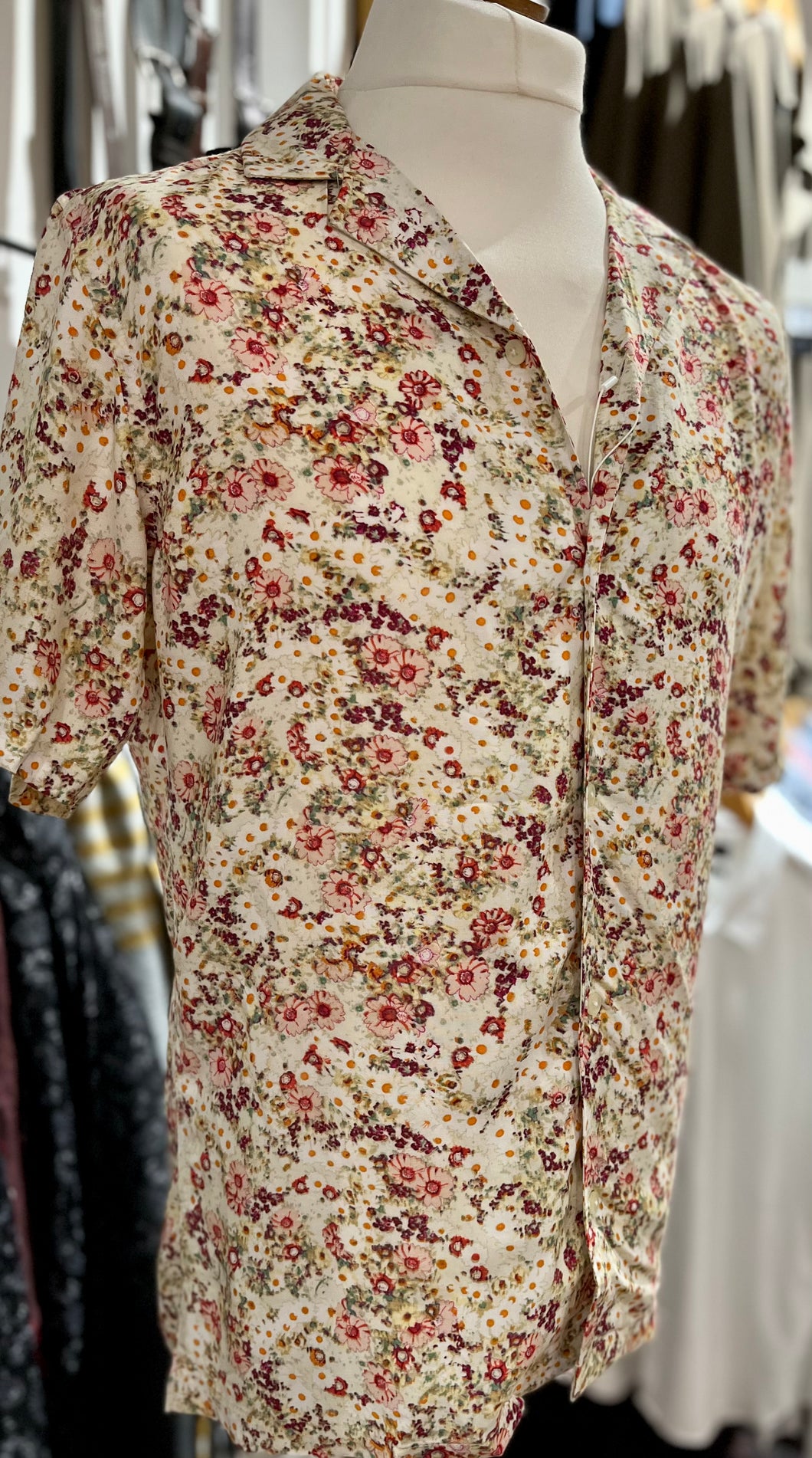 Casual Friday - Flower S/S Shirt - 658